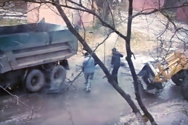 Жители Таганрога уличили дорожных работников в недобросовестности 