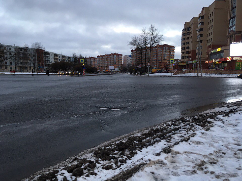 Подрядчики до 1 апреля устранят дефекты на гарантийных дорогах г. Пскова