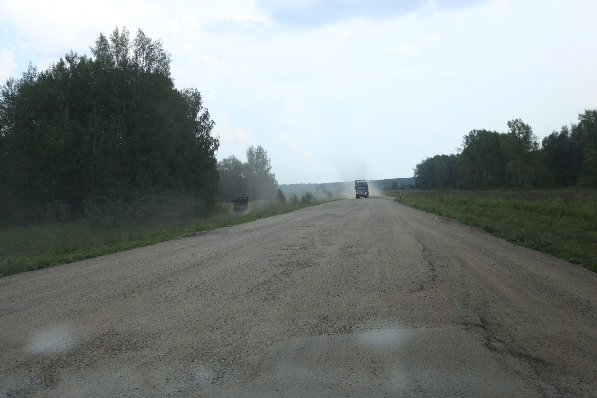 Самая убитая дорога Кемеровской области находится на участке региональной трассы Томск - Мариинск
