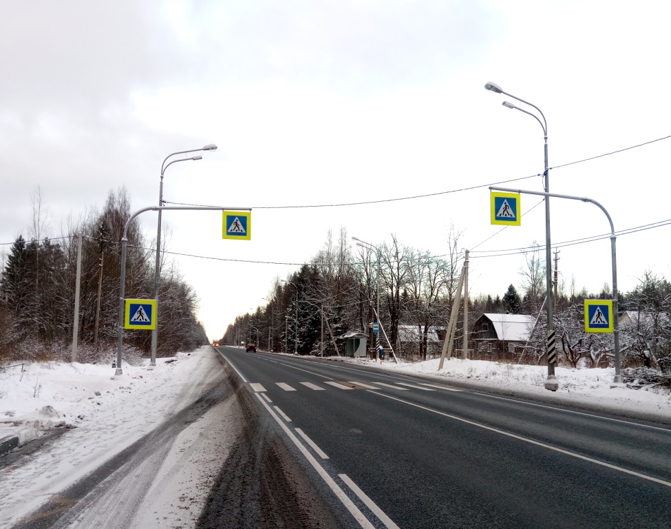Более 10 км линий освещения на федеральной трассе в Псковской области введут в эксплуатацию в 2019 году