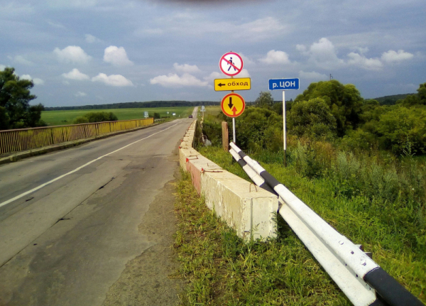 В Орловской области отремонтируют мост, отмеченный на "Карте убитых дорог"