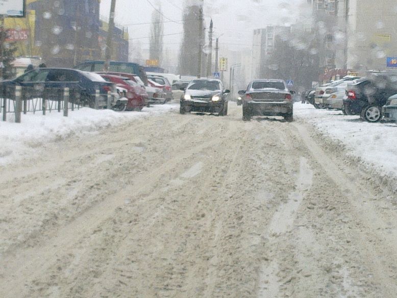Воронеж оказался не готов к снегопаду.