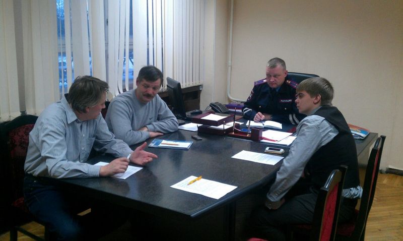 Состоялась встреча активистов «Убитых дорог» и нового руководителя ГИБДД г. Пскова