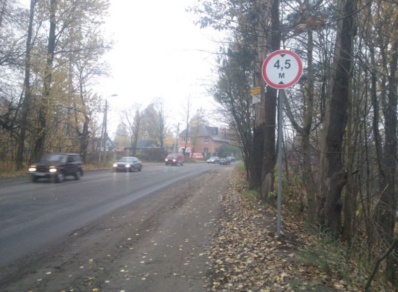 Дмитрий Веселов обратил внимание властей на неправильную установку знаков ограничения высоты