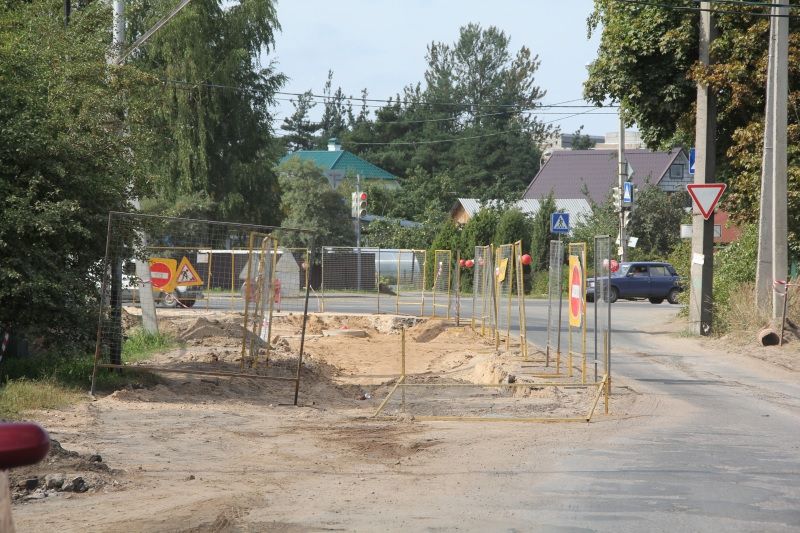 В Пскове началась реконструкция Зонального шоссе