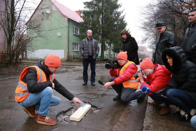 Инспекция дорог в Калининграде