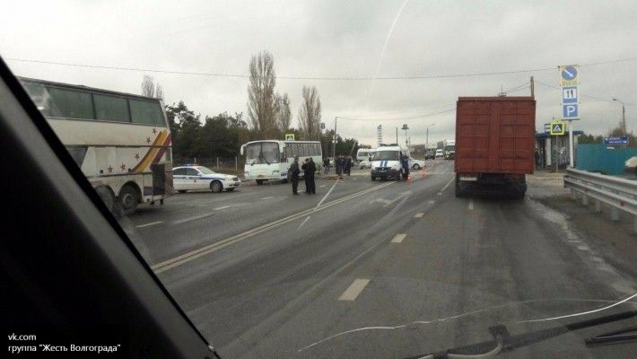 Под Волгоградом автобус насмерть сбил трех девочек на нерегулируемом пешеходном переходе