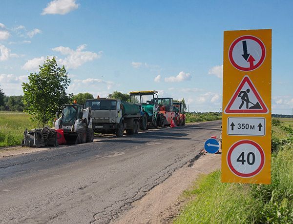 Более 210 километров дорог Псковской области отремонтировано в этом году