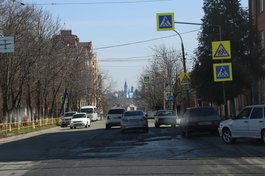 Проверка обустройства дорог около школ во Владикавказе