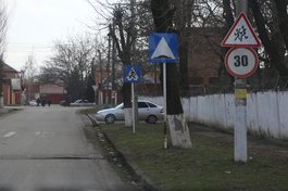 Обустройство дорог возле образовательных учреждений в Назрани