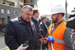 Обустройство дорог около школ в Курске