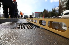 Проверка дорог в Курске