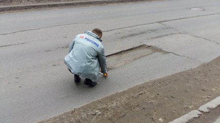 Эксперты ОНФ выявили нарушения при проведении ямочного ремонта в Архангельске