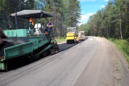В Себежском районе отремонтировали два участка автомобильной дороги