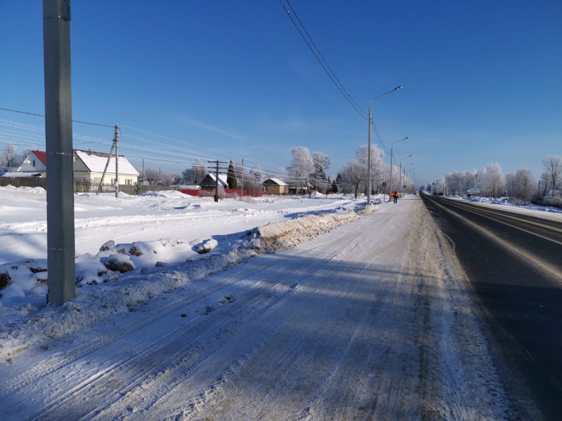 На федеральной трассе Москва – Бобруйск в Мосальском районе обеспечена безопасность для пешеходов