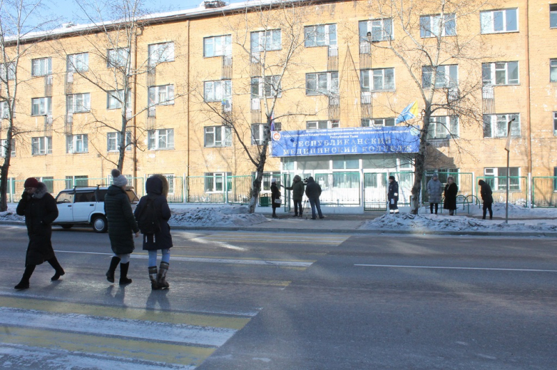 В Кызыле перенесут аварийно-опасный пешеходный переход перед медицинским колледжем