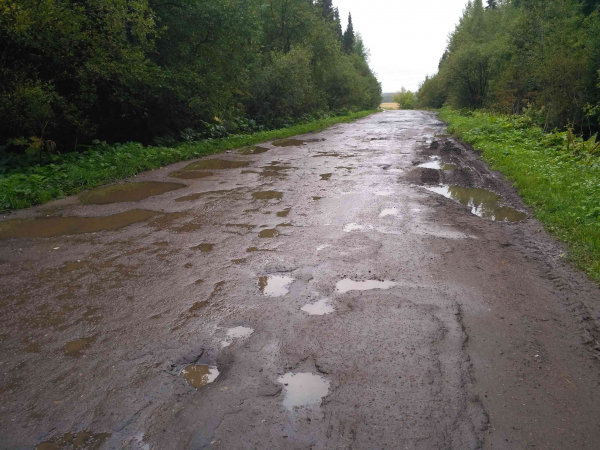 Аварийная дорога в черте Кирова нуждается в срочном ремонте