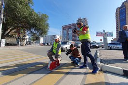 В Новосибирске на ул. Гоголя подрядчик переделает некачественную разметку по гарантии