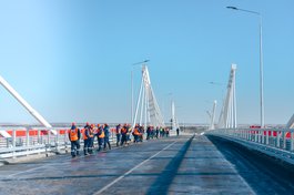 В Благовещенске достроили мост через Амур в Китай
