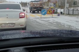 За нанесение разметки на снег в Надыме объявили выговор