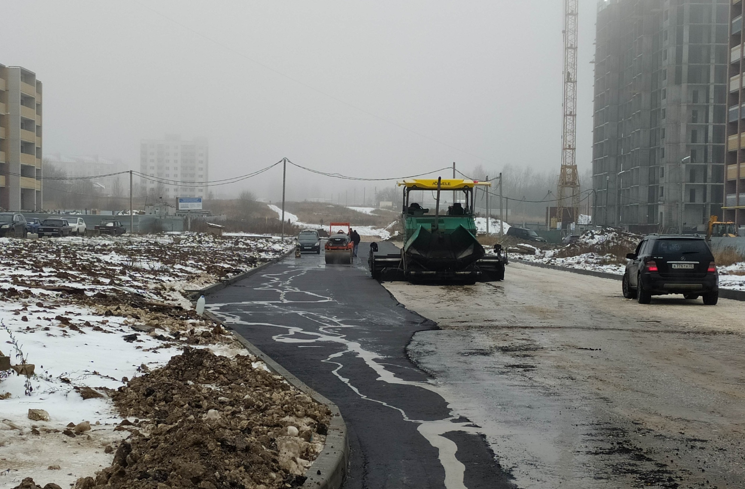 Дорожная инспекция ОНФ принимает обращения граждан об укладке асфальта в снег