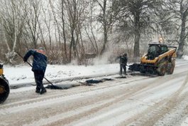 В Стругах Красных прокуратура подтвердила нарушение укладки асфальта в снег
